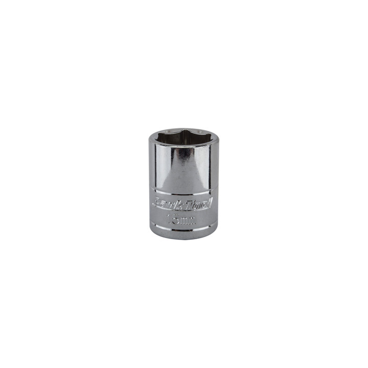 Park Tool 1655 3/8" Chrome Vanadium Steel Socket, 15mm 1655