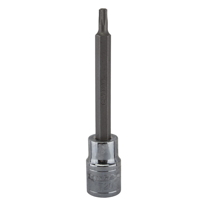 Premium Chrome Vanadium Steel Torx Bit T20, 3/8" Drive for Bike Maintenance 2670