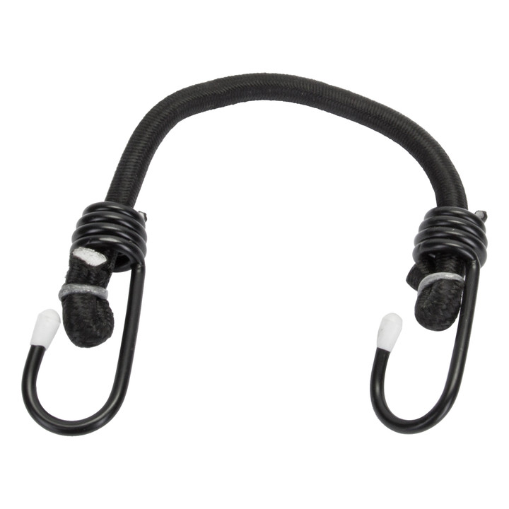 Sunlite 12" Black Non-Adjustable Vinyl-Coated Bungee Cord 45784