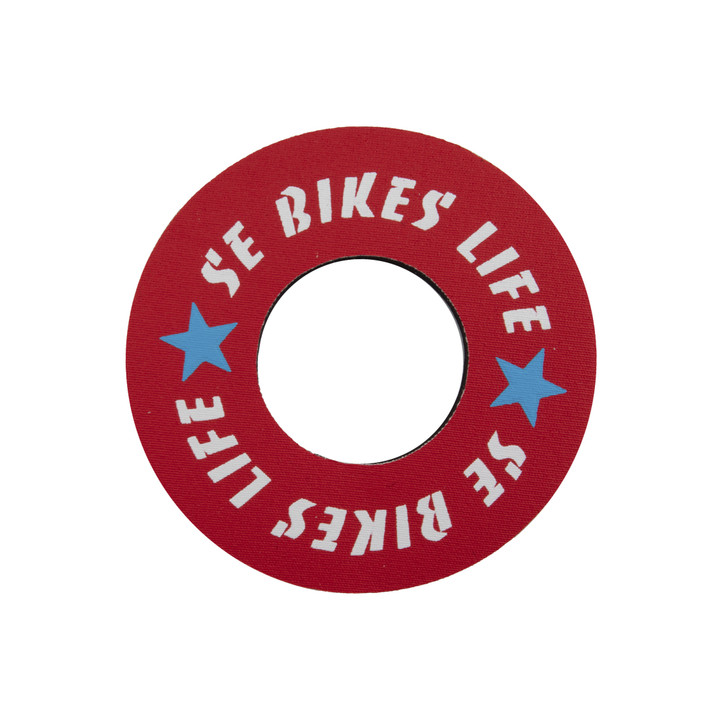 SE Bikes Donuts Red Neoprene Foam Bike Handlebar Grips 4855