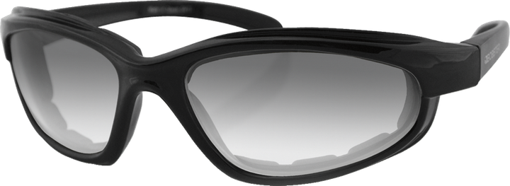 Bobster Fat Boy Sunglasses - Gloss Black - Clear Photochromic Lens EFB001
