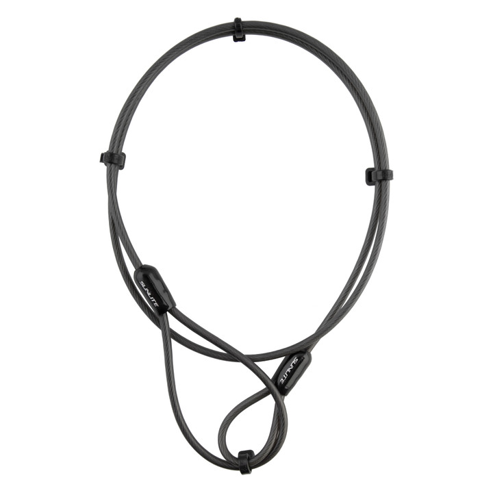 Sunlite 3mm PVC Bike Leash Cable Extra Large Loop, 2ft/6ft 39626