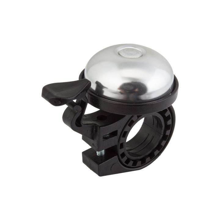 Incredibell Triple Bell: Silve, Fits Handlebar Sizes 22.2mm, 25.4mm and 31.8mm 20TRIP