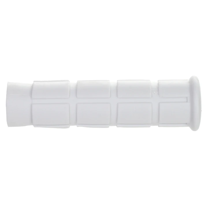 Sunlite Classic White MTB Bike Grips - Kraton Rubber, Comfortable, Durable 31870
