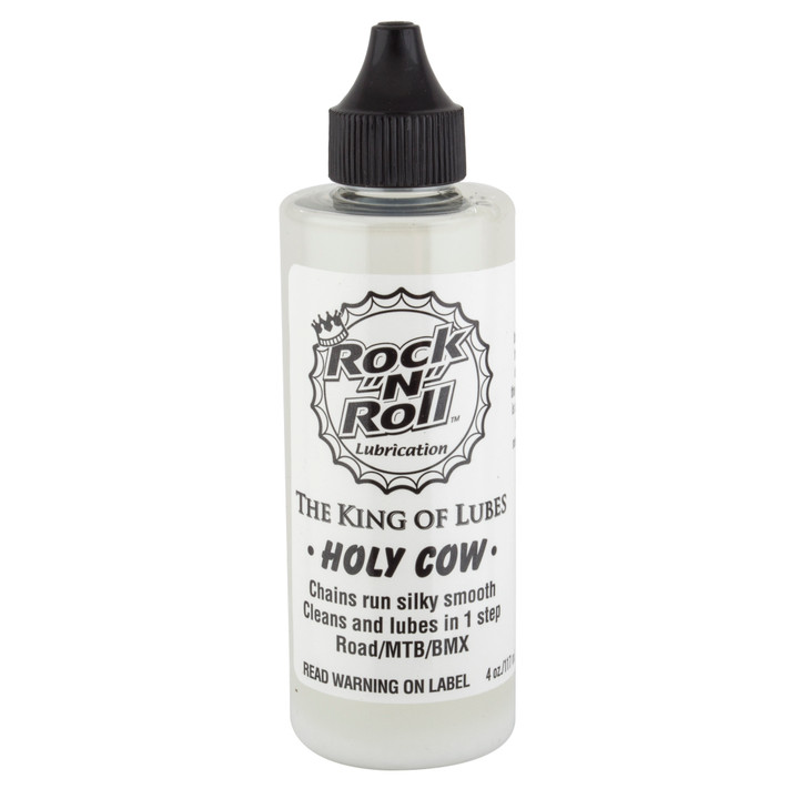Rock-N-Roll Holy Cow Bike Chain Lube - Wet, Non-Flammable, 4oz HOLY COW