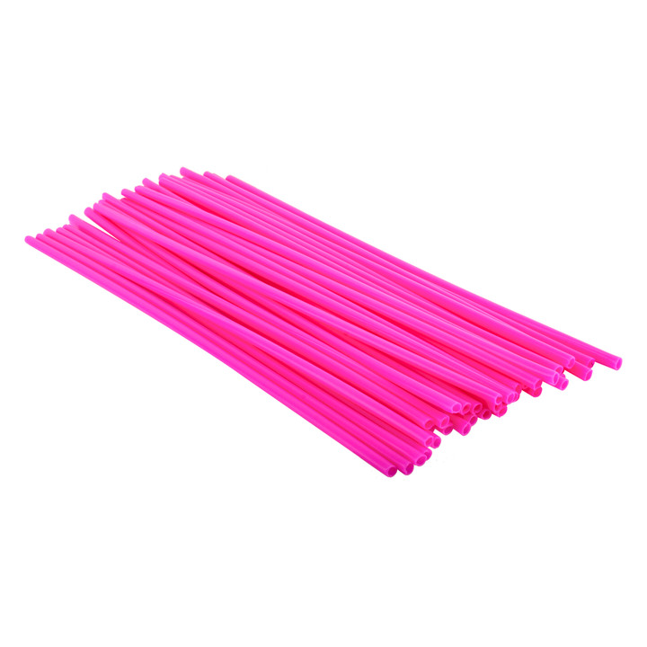 Pink Plastic Spoke Covers 300mm - Visibility and Style, 36pcs 550196