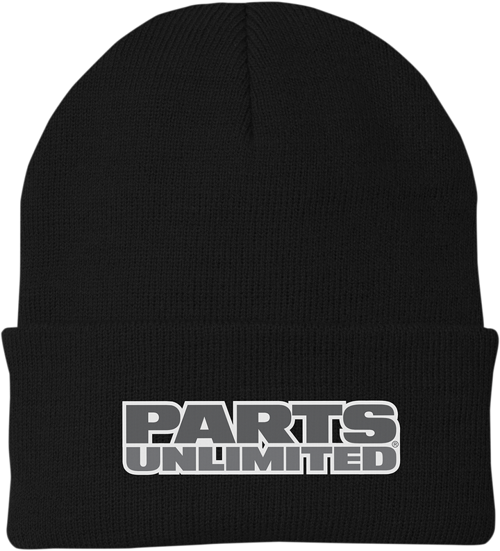 Throttle Threads Parts Unlimited Beanie - Fleece - Black PSU30H90BKOR