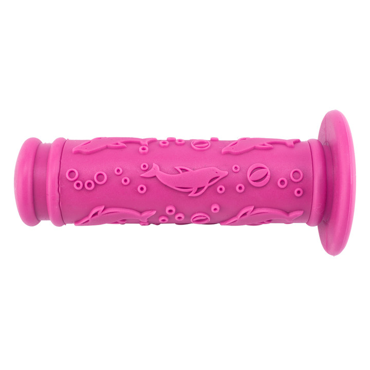 Sunlite Dolphin Pink Bicycle Handlebar Grips, 97mm Comfort and Fun 32760