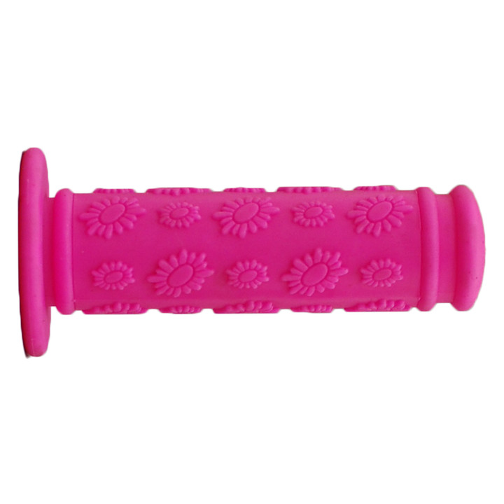 Sunlite Flower Bike Grips-Pink, 97mm Comfort and Fun Style 32481