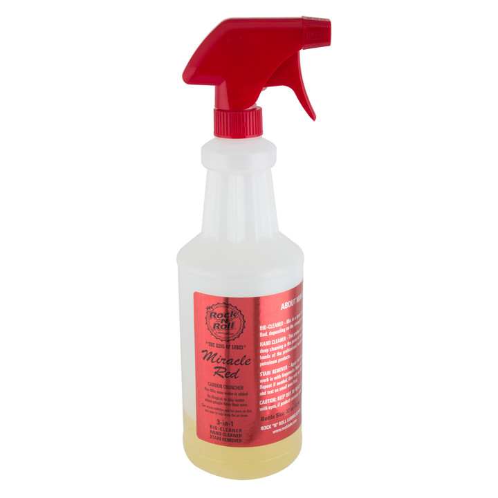 Rock N Roll Miracle Red 3-in-1 Bio Degreaser Spray 32oz MIRACLE RED SPRAY