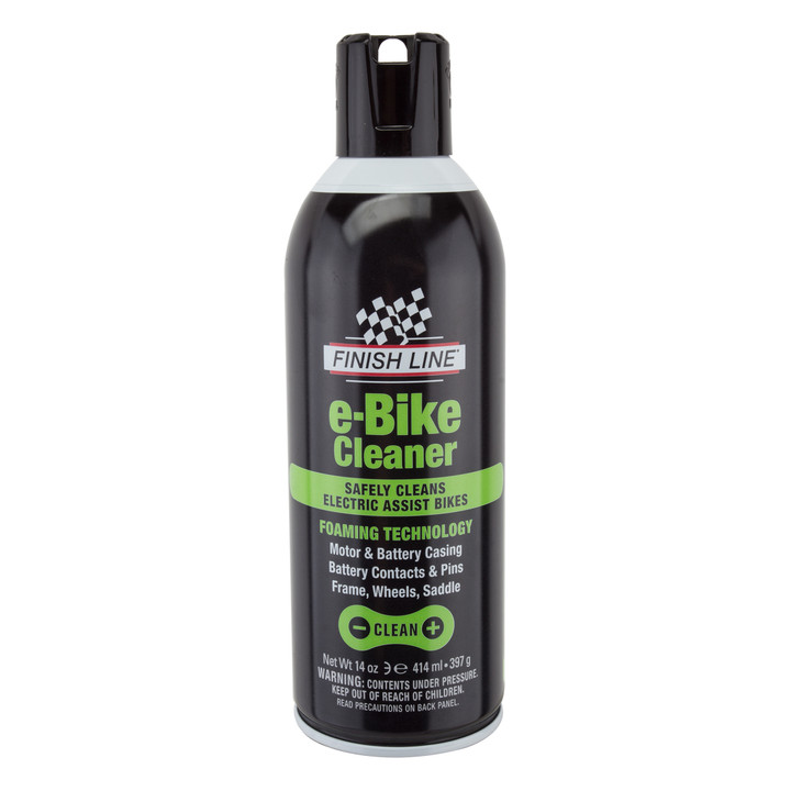 Finish Line E-Bike Cleaner 14oz Aerosol - Gentle, Streak-Free, Non-Caustic EC0140101
