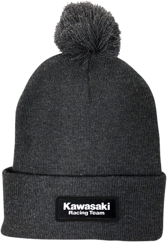 Factory Effex Kawasaki Pom Beanie - Charcoal 23-86102