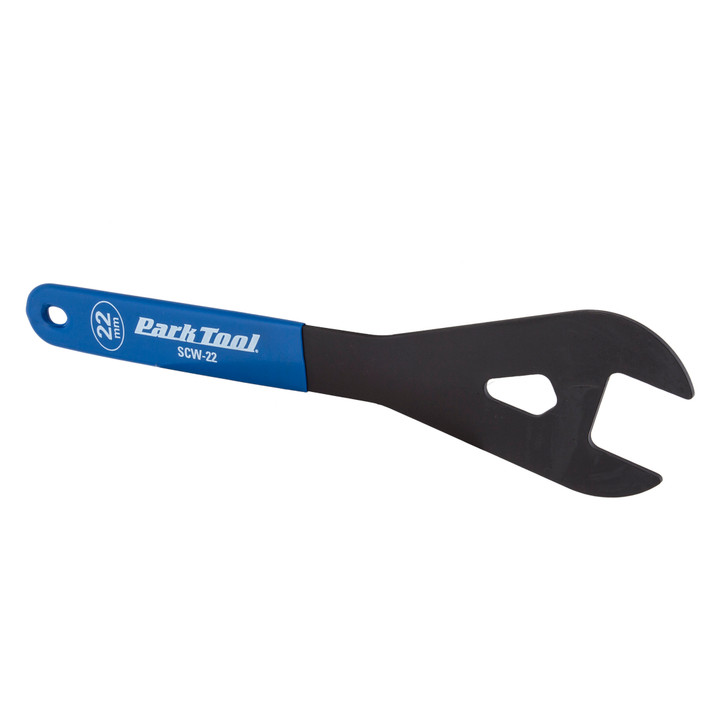 Park Tool SCW-22 Cone Wrench 22mm Vinyl Dupped Handle Y Head Phosphate Finish SCW-22