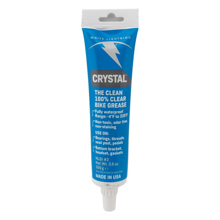 White Lightning Crystal Grease 3.5oz Tube: Non Toxic Clear and Colorless G00350102