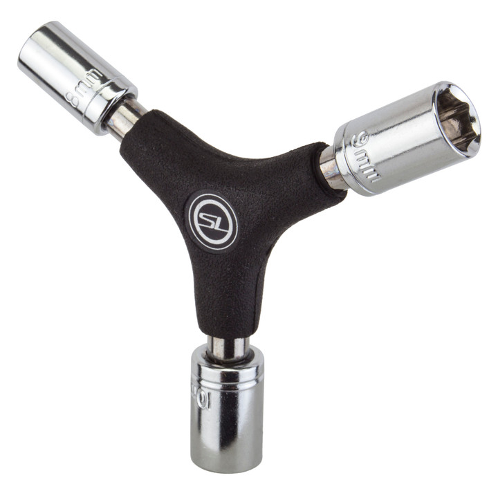 Sunlite Y-Socket Wrench Set | 8-10mm Non-slip Rubber Handle 61168