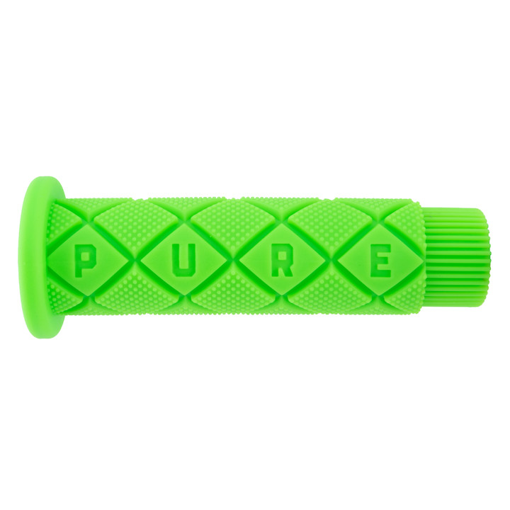 Pure Cycles Green 120mm Cushy Rubber Bike Handlebar Grips 310239