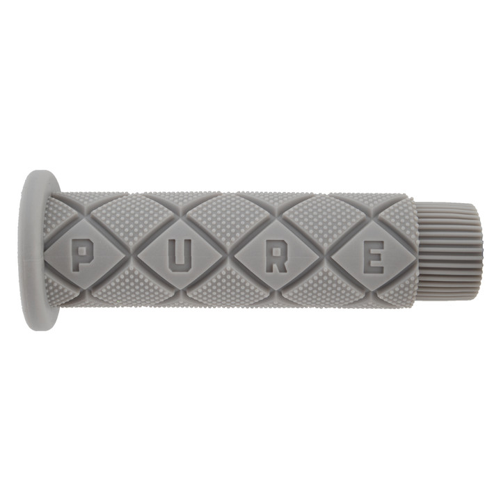 Pure Cycles Pure Grip Set Grey 120mm - Cushy Vibration-Absorbing Bike Handlebar Grips 310247