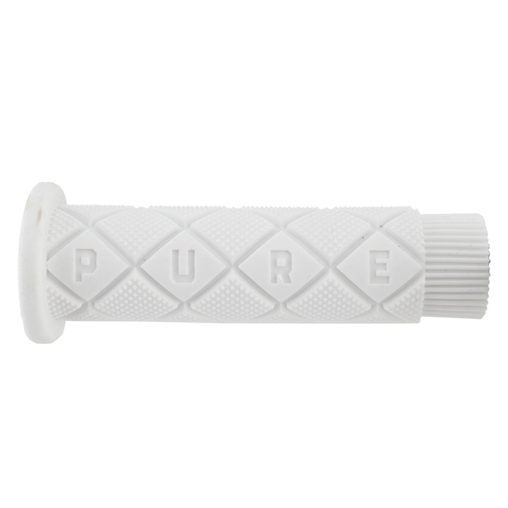 Pure Cycles Pure Grip Set White - Cushy Vibration-Absorbing Bicycle Handlebar Grips, 120mm 310245