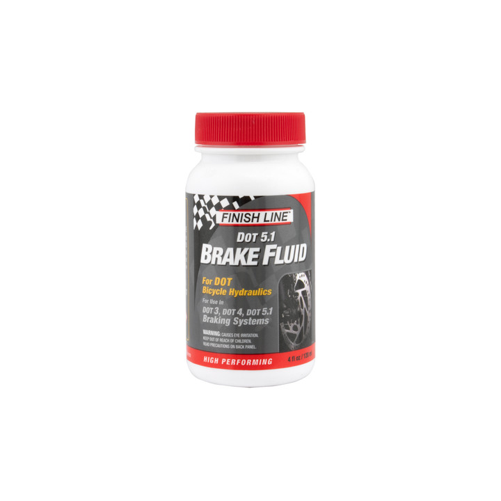 Finish Line DOT 5.1 Bicycle Brake Fluid ΓÇô High-Performance Hydraulic Fluid for Reliable, Low-Viscosity Braking System Maintenance BD0040101