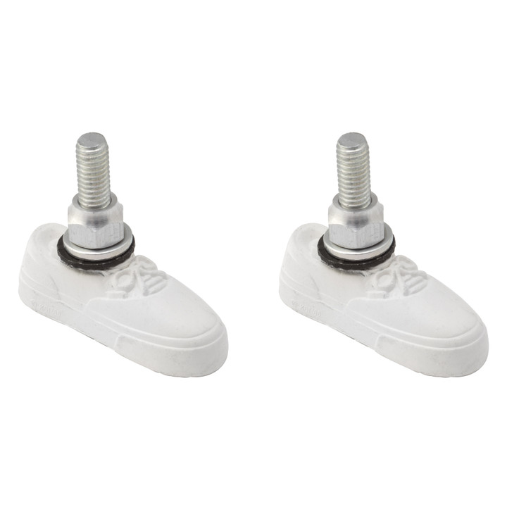 Kool-Stop Vans Brake Pads: Pair, White Looks Like A Vans Shoe KS-VW