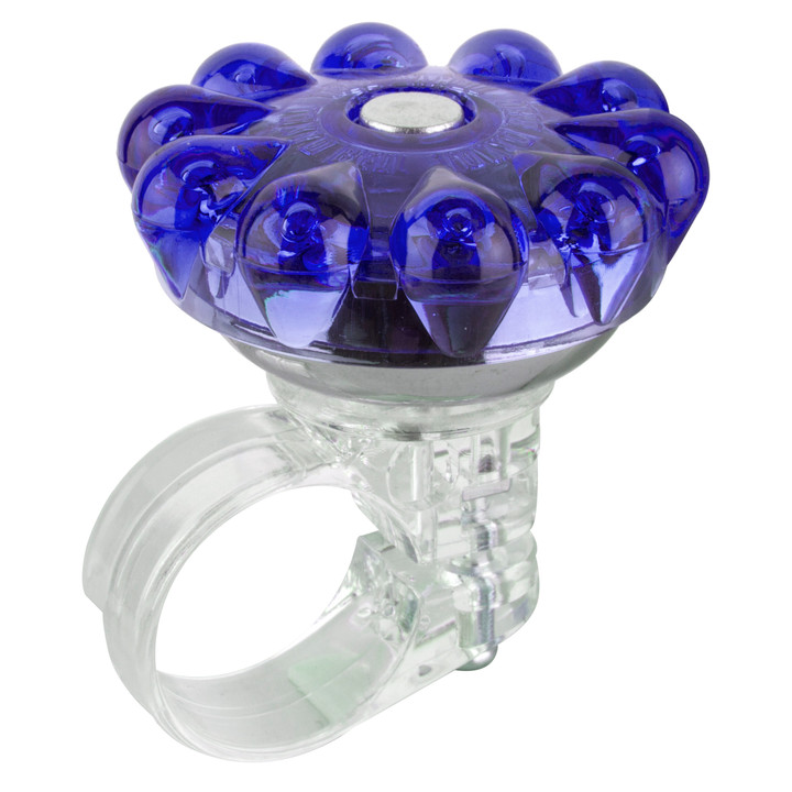 Mirrycle Bling Bell Blue Twist Bicycle Bell for 22.2mm Bars 20BBM