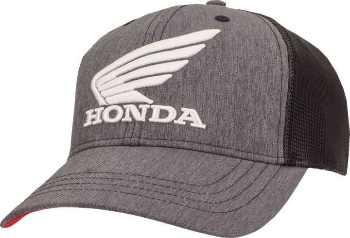 Honda Apparel Honda Utility Hat - Gray/Black/Red NP21A-H1829