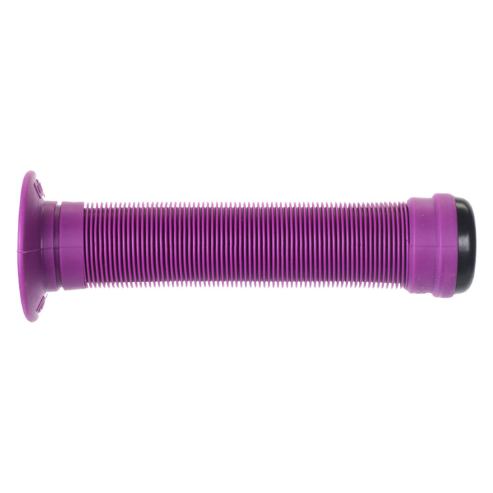 ODI Longneck ST Handlebar Grips 135mm Purple Open Ended Mushroom Rib Pattern F01LSPR