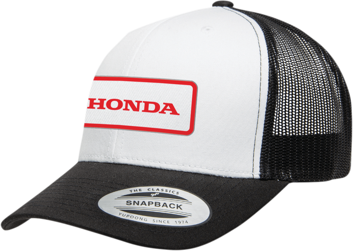 Factory Effex Honda Throwback Hat - Black/White 25-86304