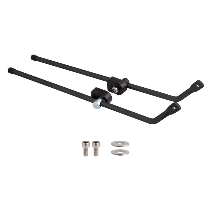 Sunlite Gold Tec Steel Strut Kit for Bike Racks - Adjustable, Durable Black Steel 450376