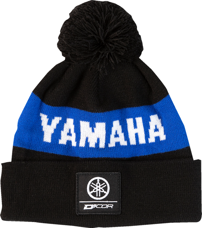 D'Cor Visuals Yamaha Stripe Beanie - Black/Blue 70-132-1