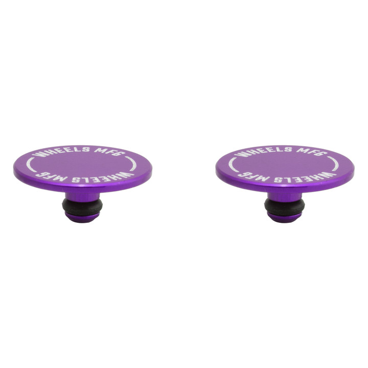 Purple 6061 Aluminum Thru-Axle End Caps - Durable Bike Protection and Style TA-CAP1-7