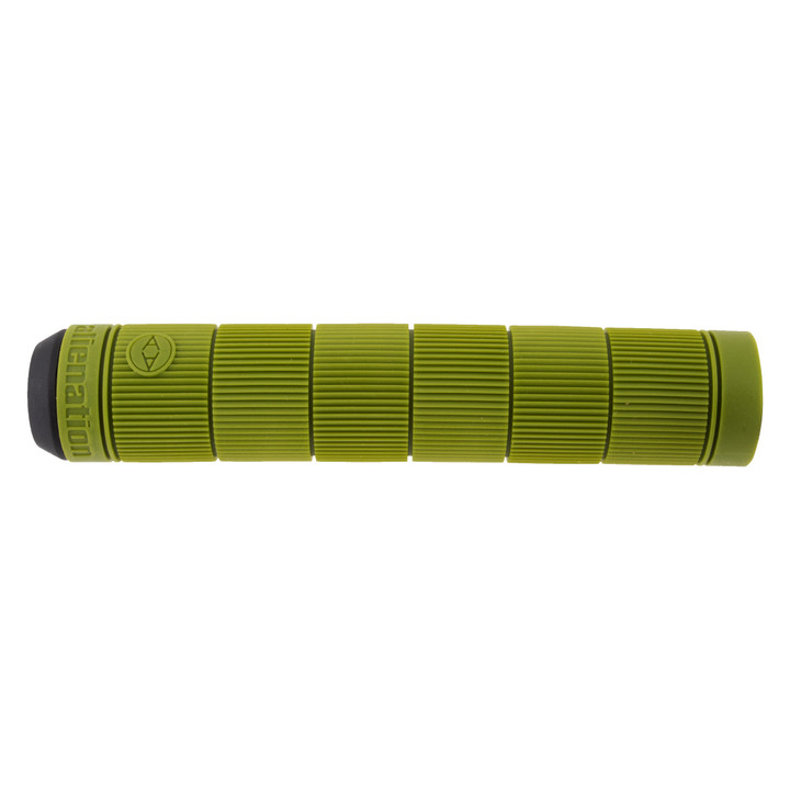 Alienation Backlash V2 Flangeless BMX Handlebar Grips, Green 155mm 310295