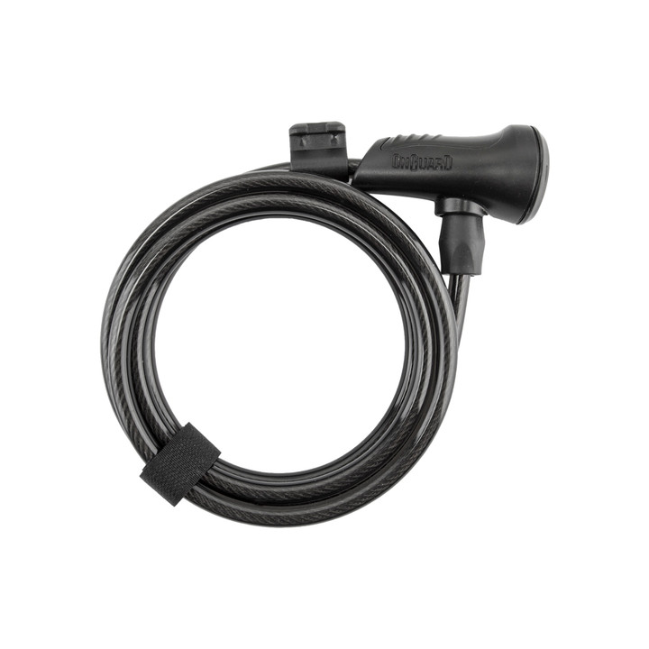 Onguard Neon 8158 Key Cable Lock | Weather-Resistant, Braided Steel and Double Locking 8158BL