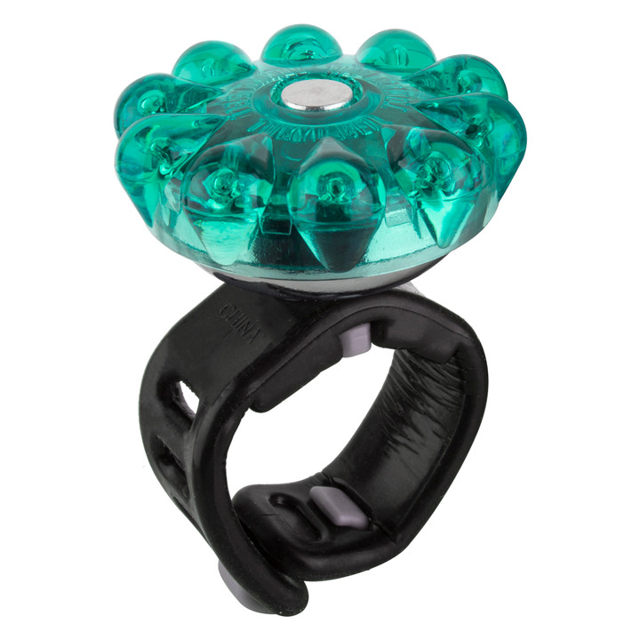 Incredibell Bling Adjustabell Handlebar Mounted Bell Twist Operation Emerald 20BBAE