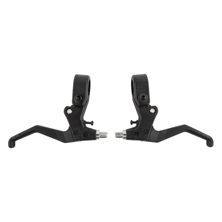 Sunlite Composite MTB Brake Levers - Steel and Nylon, 4-Finger, Black 12944