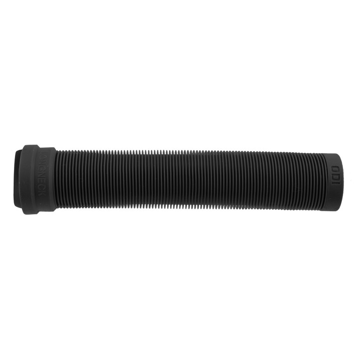 ODI Long Neck SLX Flangeless Black Bicycle Handlebar Grips, 160mm F01SXB