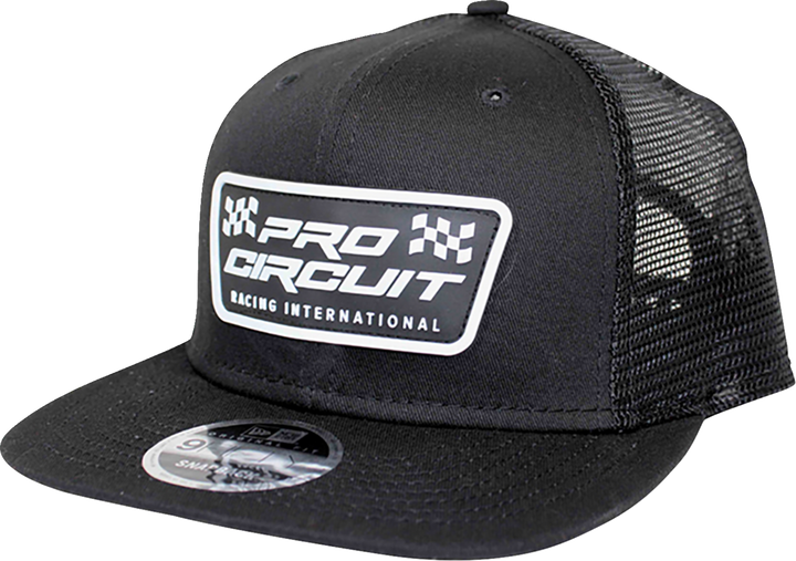Pro Circuit Checkered Flag Patch New Era Hat - Black 6720104