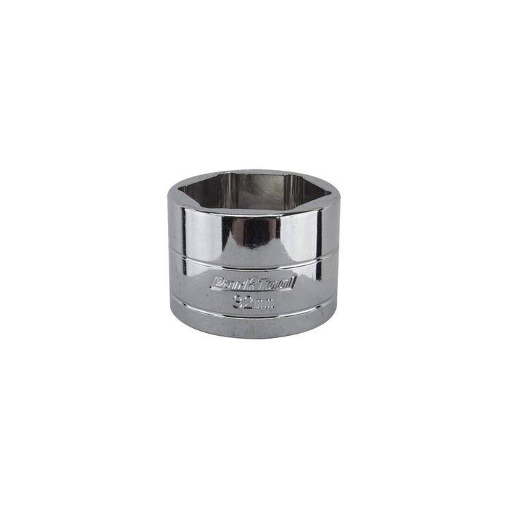 Park Tool Flat-Faced Socket 3/8" Drive 32mm for Suspension Forks 2655