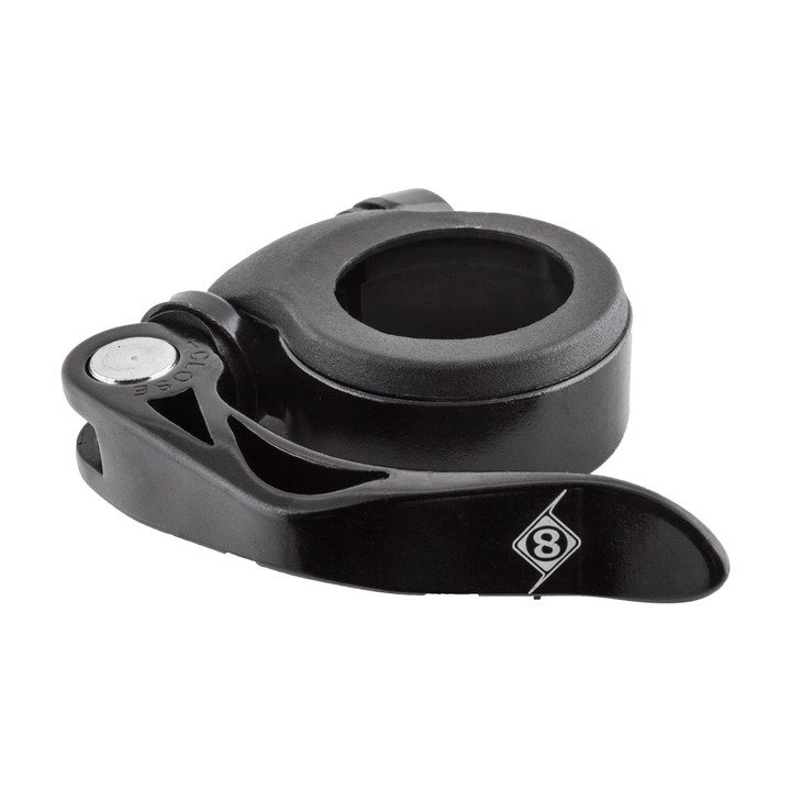 Origin8 Grip N Seal QR Seatpost Clamp 31.8mm Aluminum Black 52044