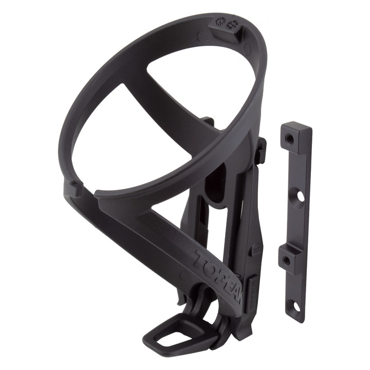 Topeak Ninja Master+ X1AJ Water Bottle Cage Tire Levers - Lightweight Composite, Adjustable Position, Integrated Tool and Tire Leverage Mount TNJC-X1AJ