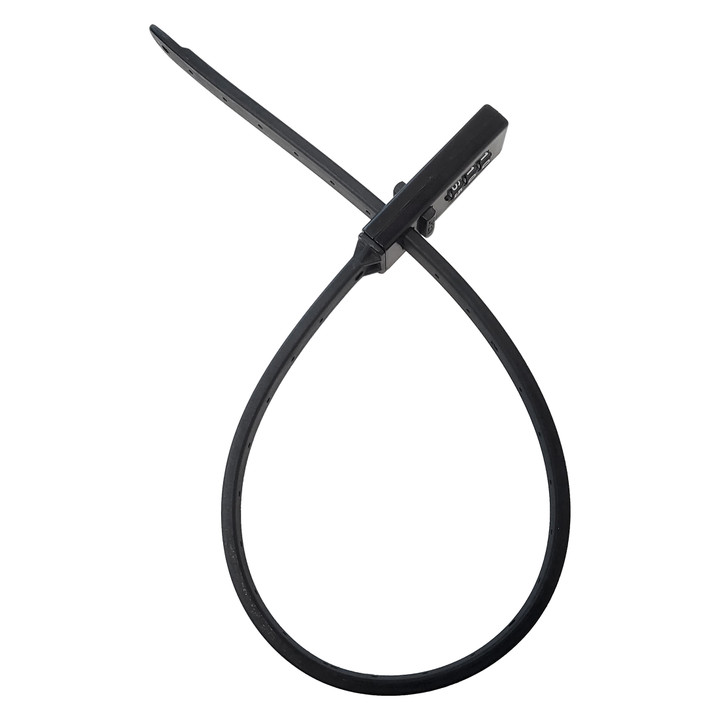 Sunlite EZ-ZIP Combo Lock and Strap 56cm Stainless Steel Black 390178