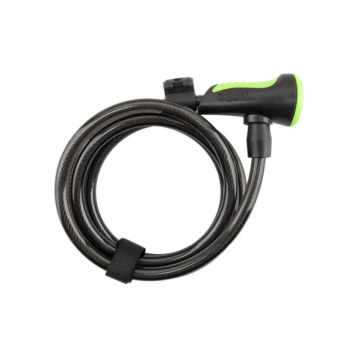 Onguard Neon 8157 Weather-Resistant Bike Lock Steel Cable and Bracket 8157GR