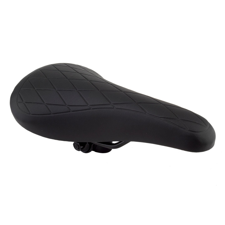 Sunlite Quilted Racing MX Bike Saddle - Padded Steel Rail, Unisex 4905