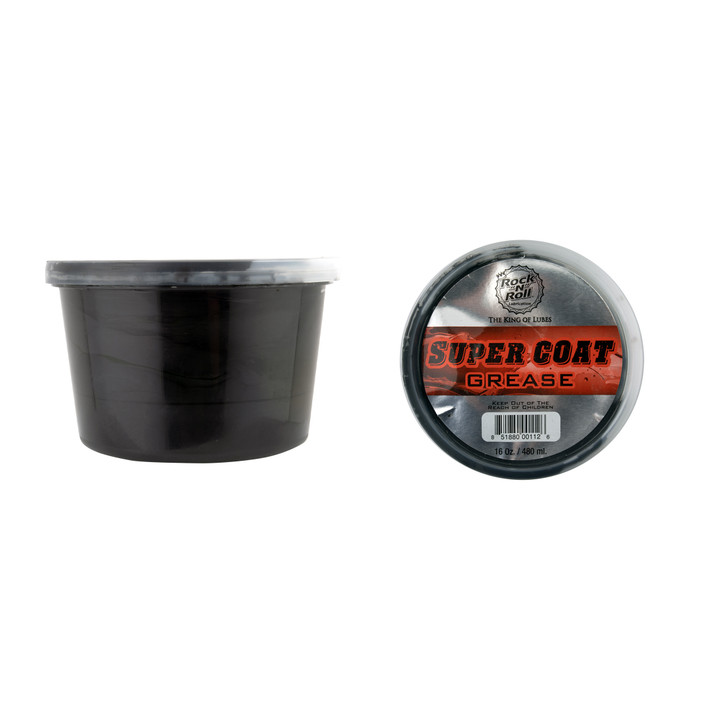 Rock N Roll Super Coat Grease 1lb Tub - Premium Greyish-Black Bicycle Lubricant for Joints and Suspension 62945