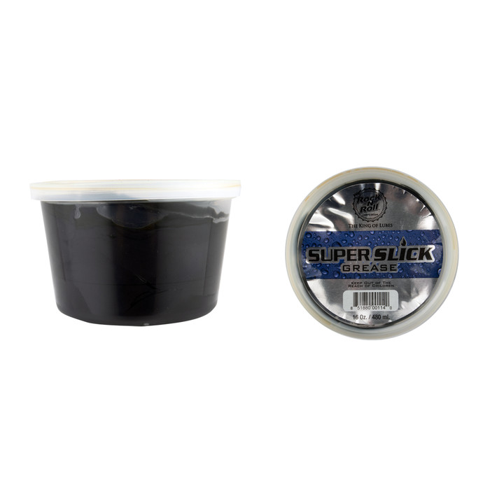 Rock N Roll Super Slick Grease 1lb Tub - Water-Resistant, Smooth Cycling Maintenance 62943