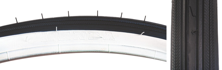 Sunlite 27x1-1/4 Road Tire - Raised Center, Reflective Sidewall, Low Rolling Resistance 59076
