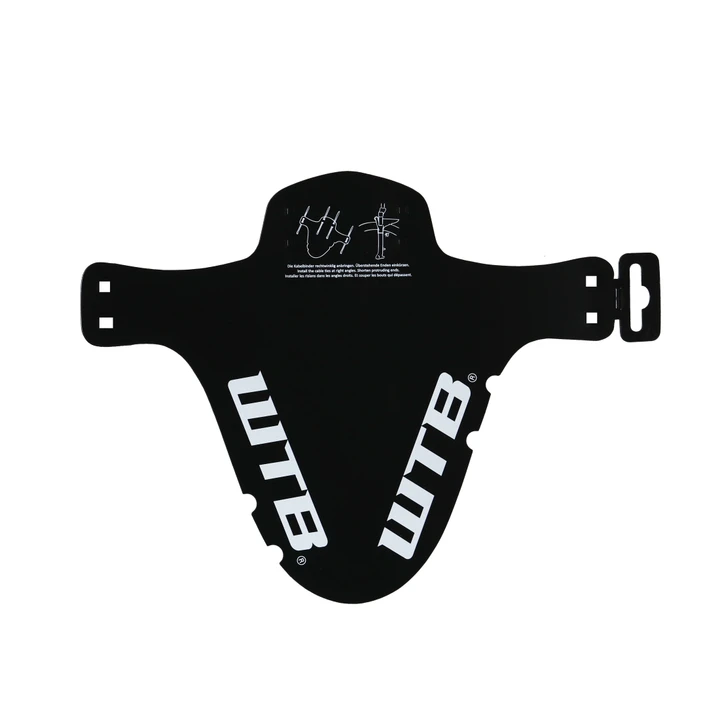 WTB Logo MTB Mud Guard - Lightweight, Easy-Fit Black Bike Fender W070-0035