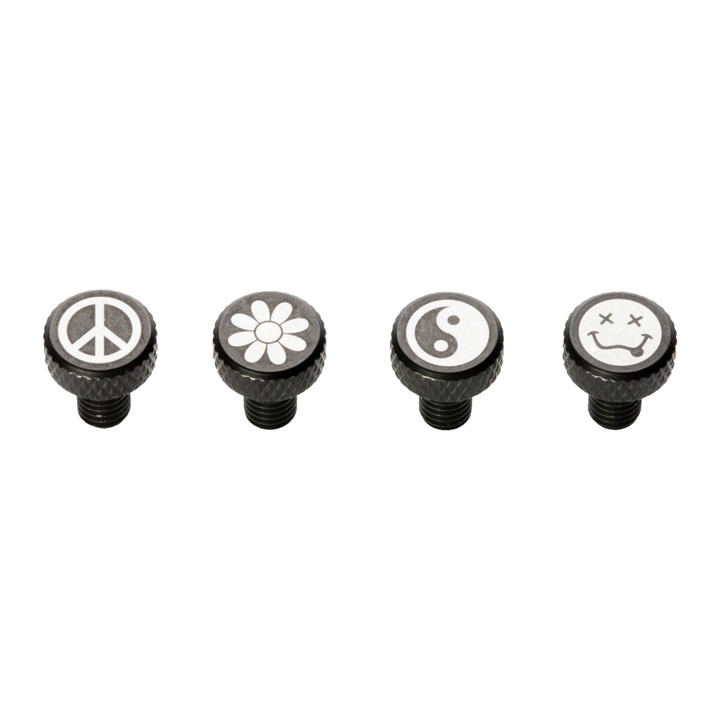 Portland Design Works Zit Bitz M5 Decorative Alloy Bolts - Laser Engraved, Multi-Color 627