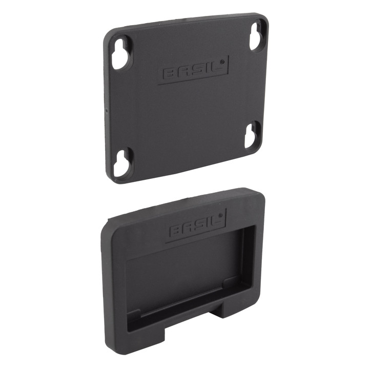Basil KF Adapter Plate for KlickFix Bike Rack - Black, Durable Replacement 70158