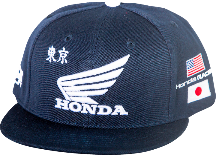 D'Cor Visuals Honda Factory Hat - Navy - One Size 70-137-1